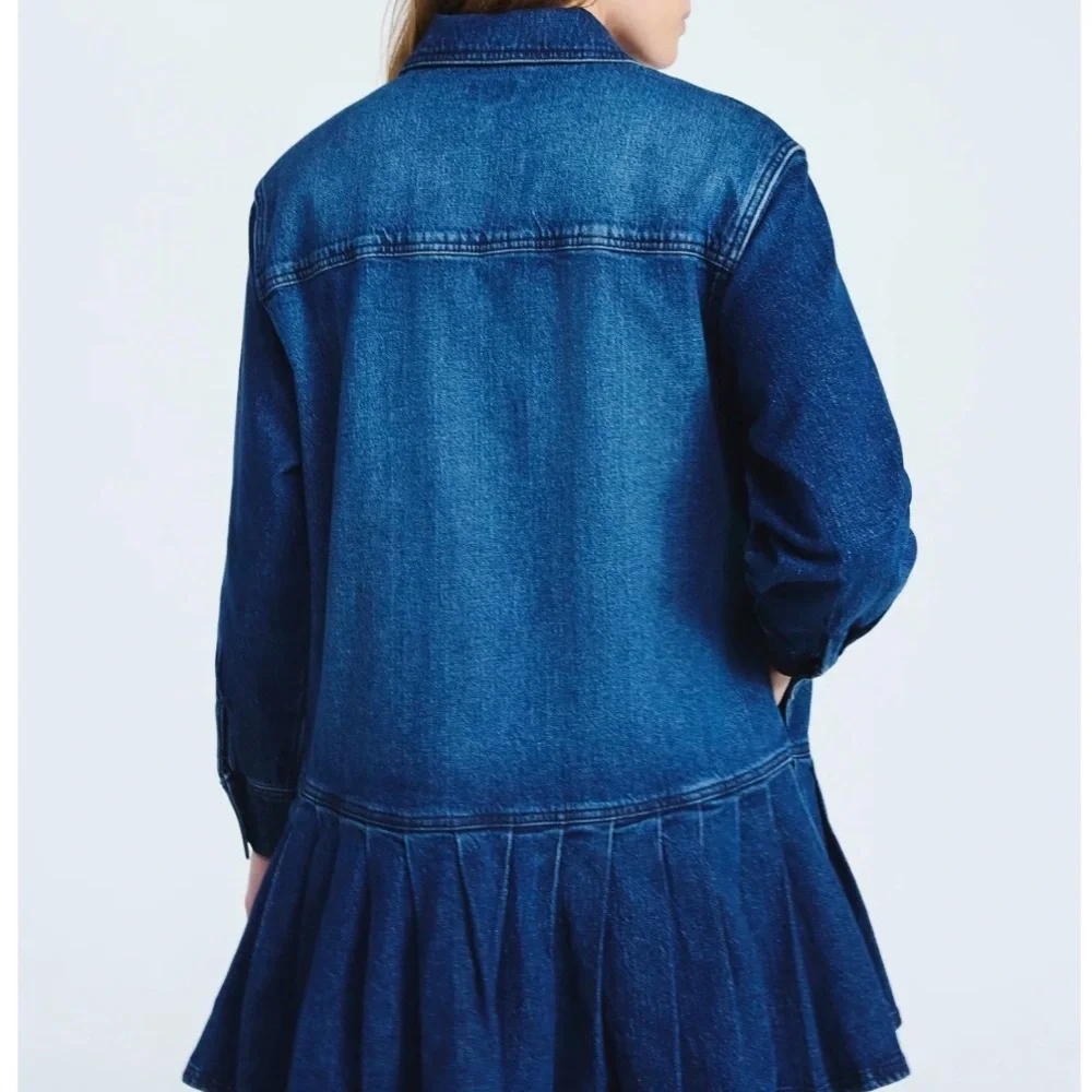 Denim Button-Up Dress - Picture 2 of 4